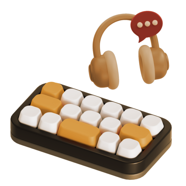 Transcript laten maken door middel van luisteren en uittypen